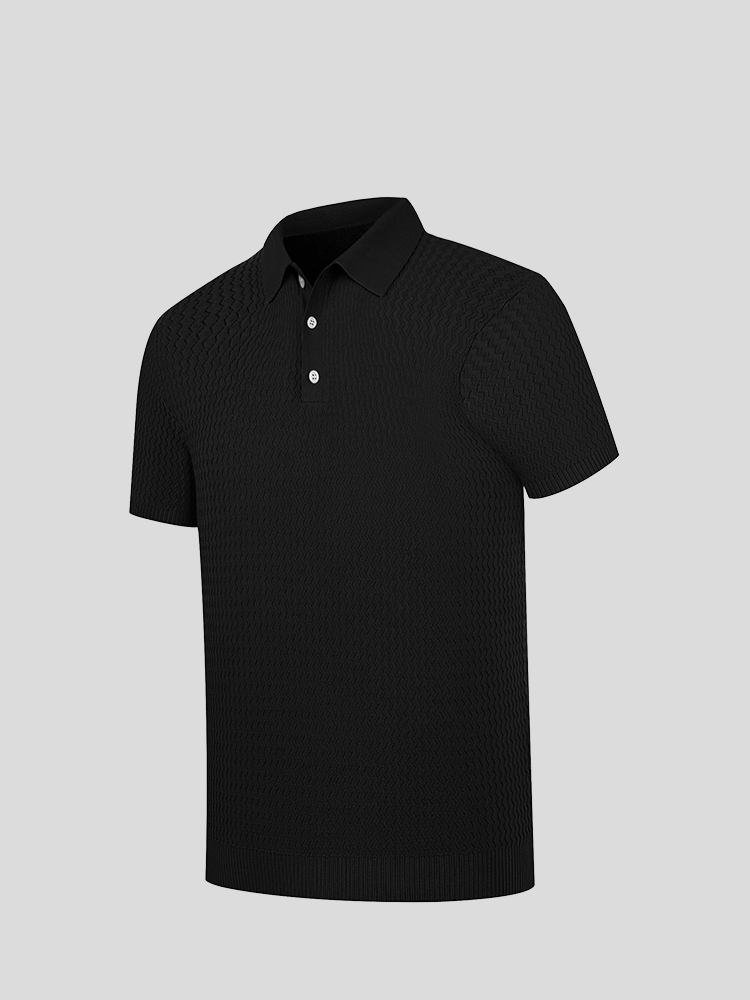 Wave Pattern Polo