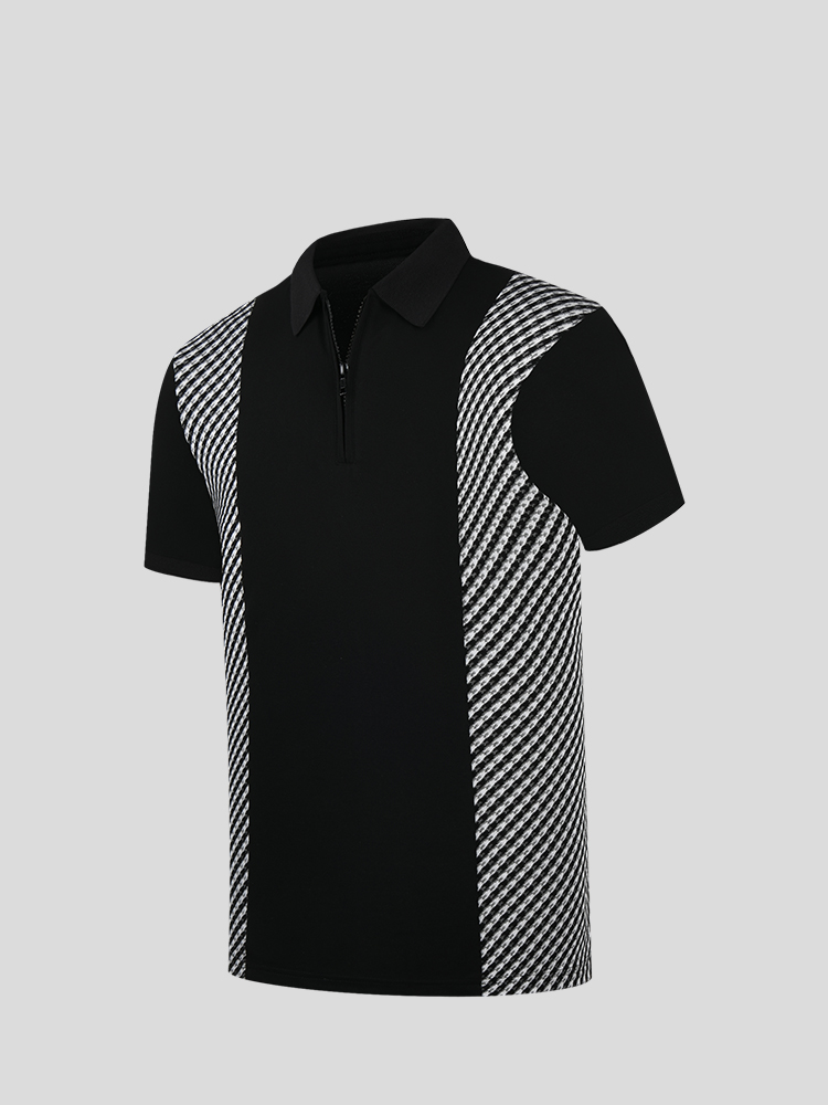 Italian Zipped Polo