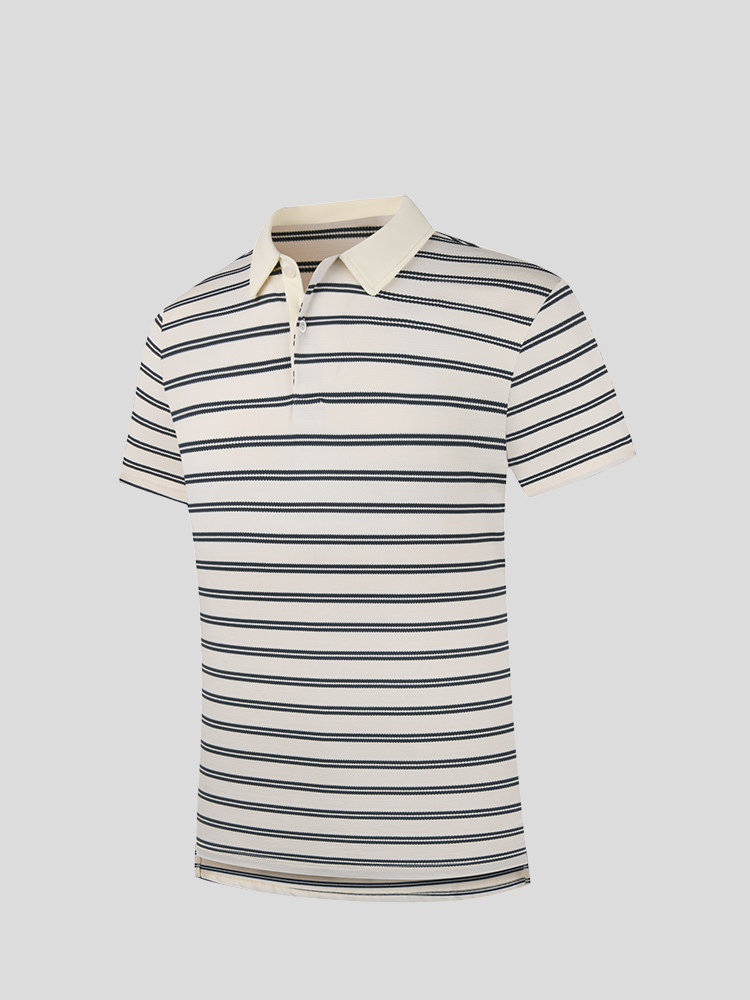 Classic Striped Polo