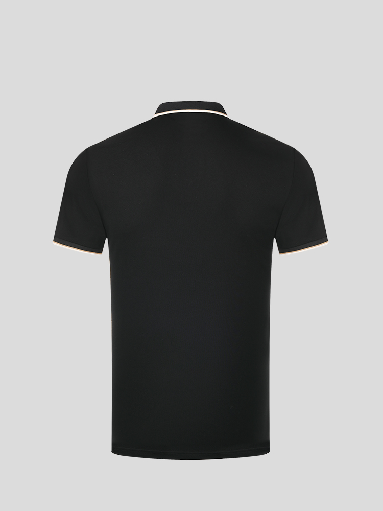 Square V-neck Polo