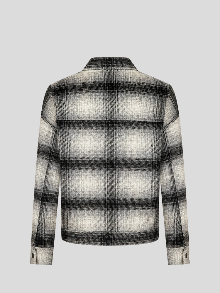 Autumn Plaid Wool Jacket