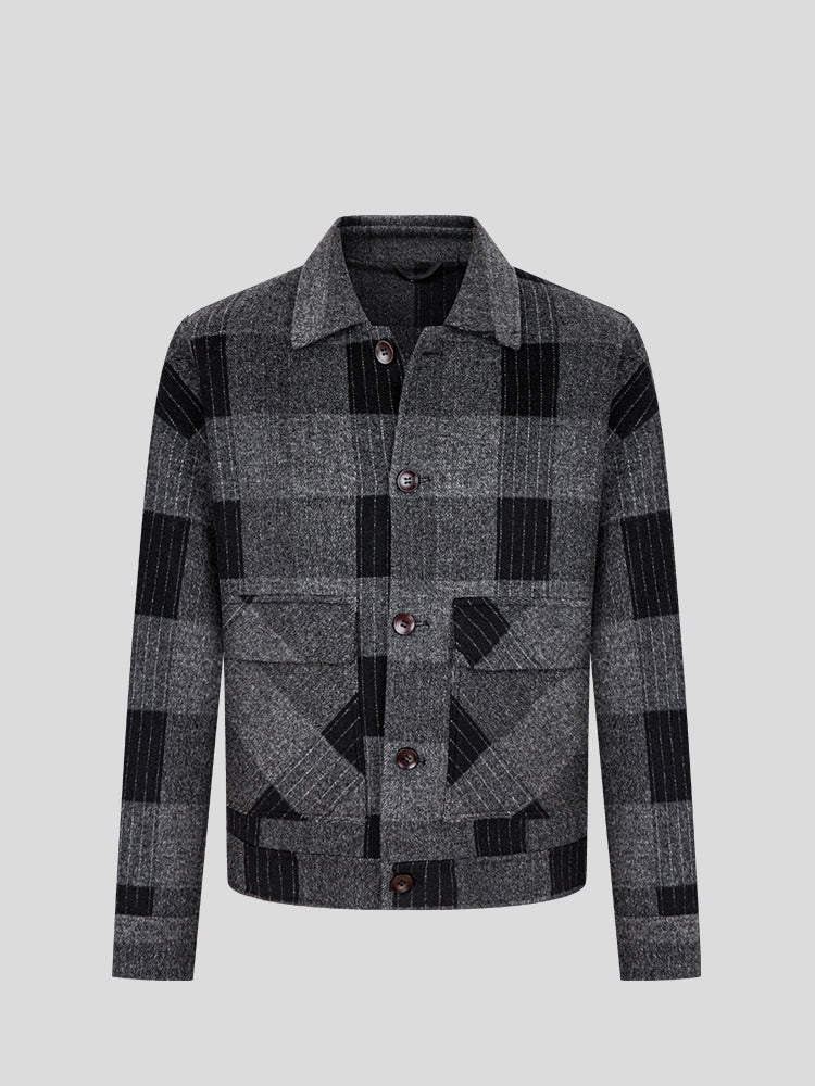 Contemporary Plaid Leisure Jacket (1)