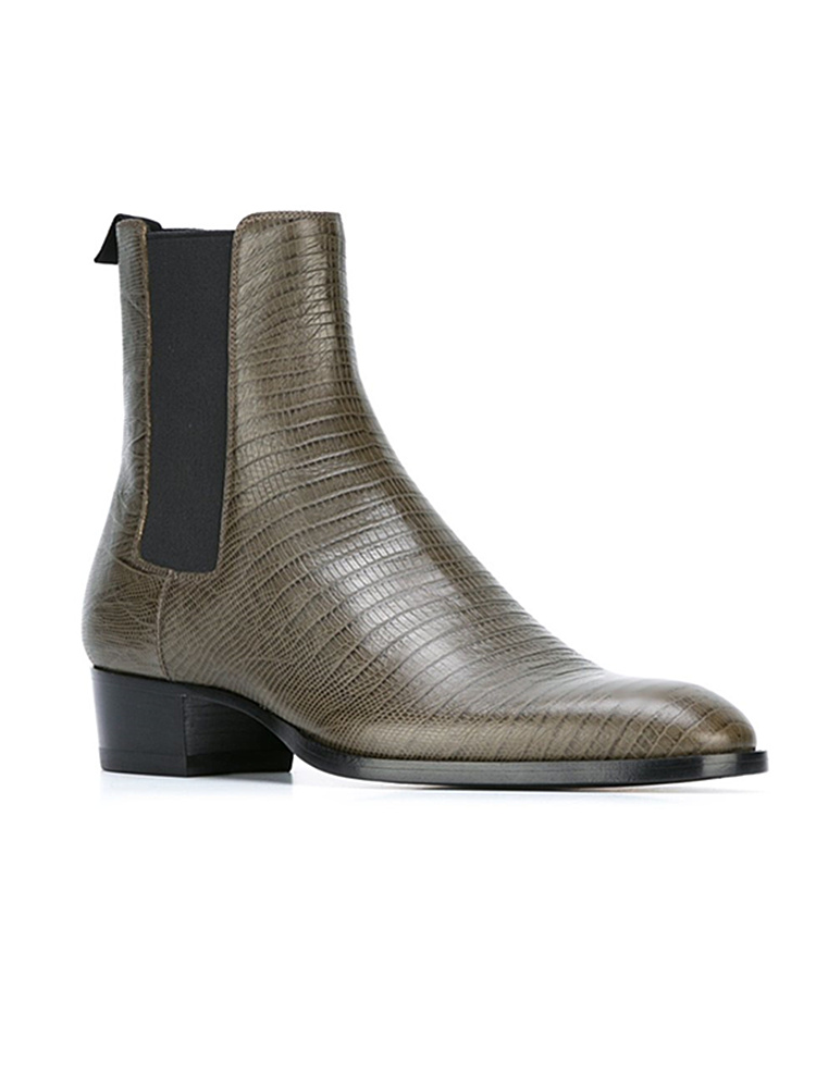 Lizard Chelsea Boots